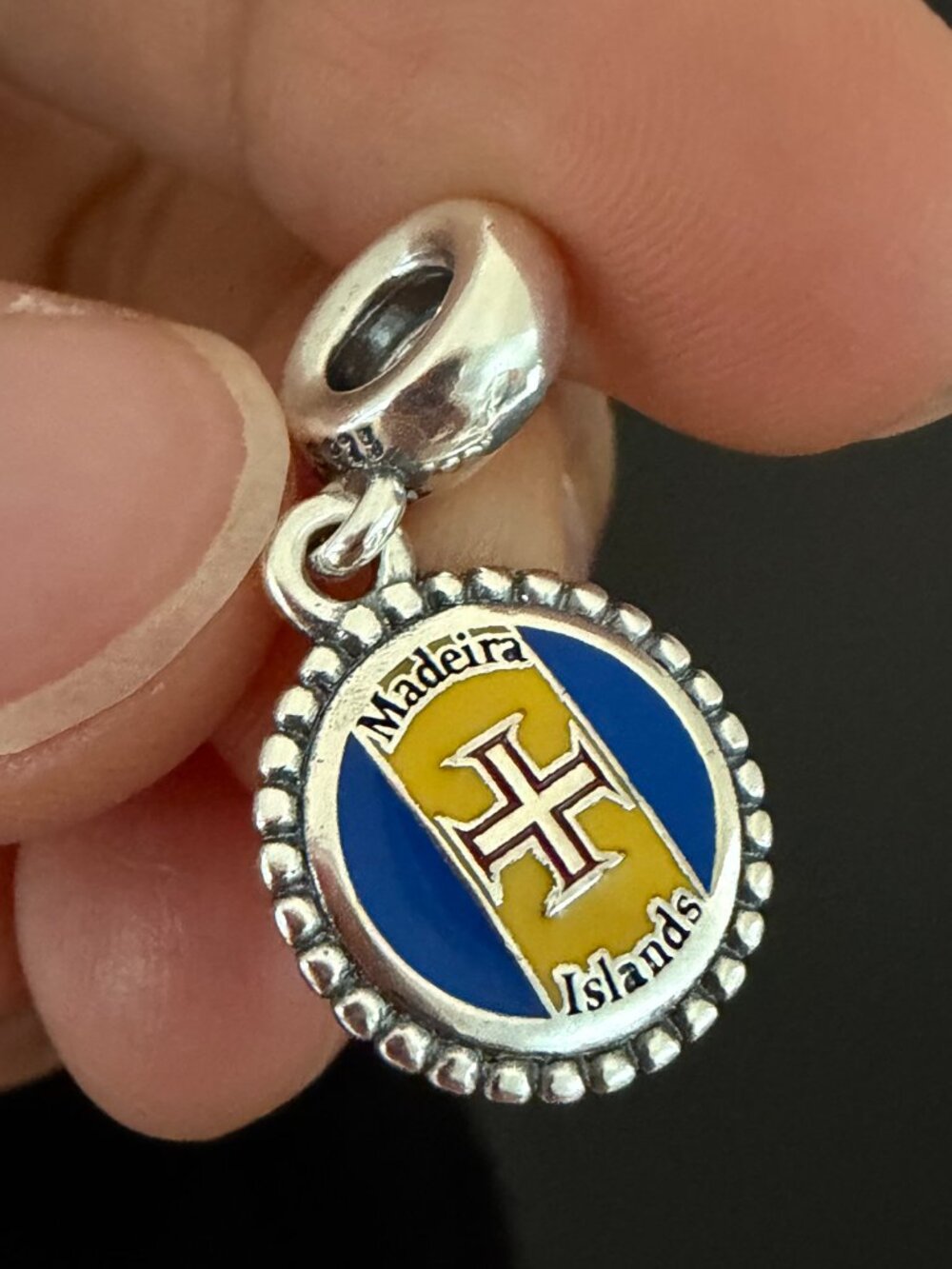 Pandora  Madeira Islands Flag Exclusive Charm
